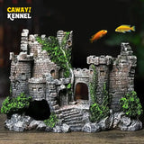 Creative Castle Shape Fish Tank Ornaments Decoration Landscaping