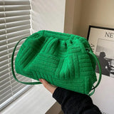 2024 new women fashion towel embossed clutch bag