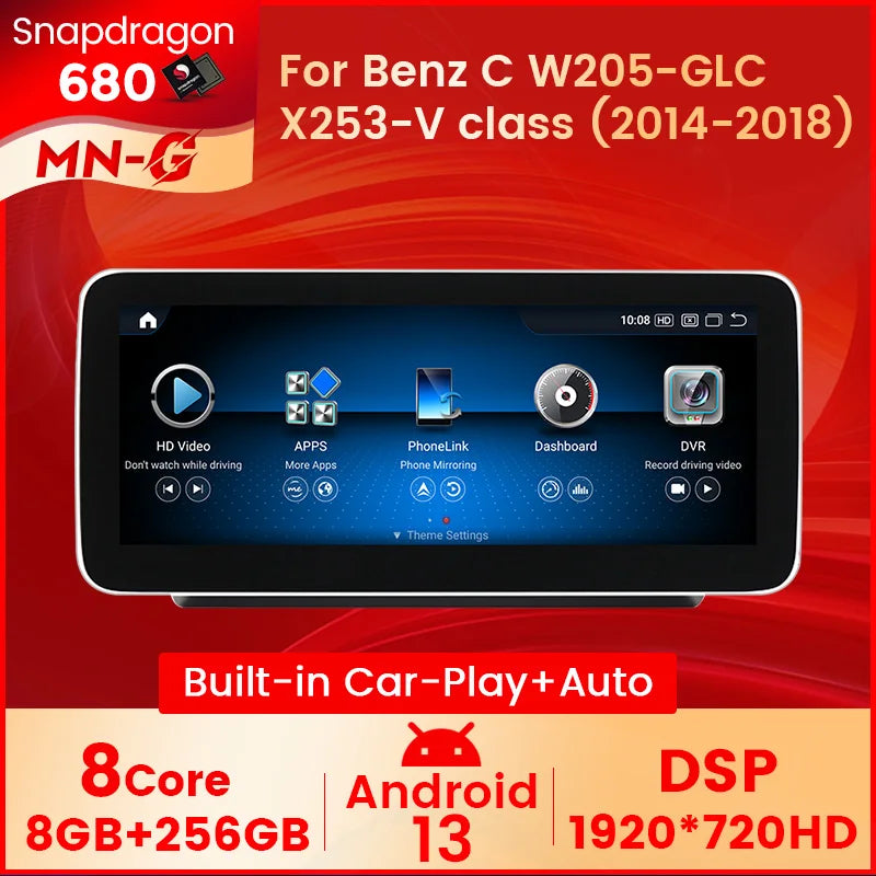 Android 13 Car AutoRadio Intelligence System For Mercedes