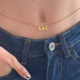 Custom Sexy Body Chain Personalized Name Belly Chain