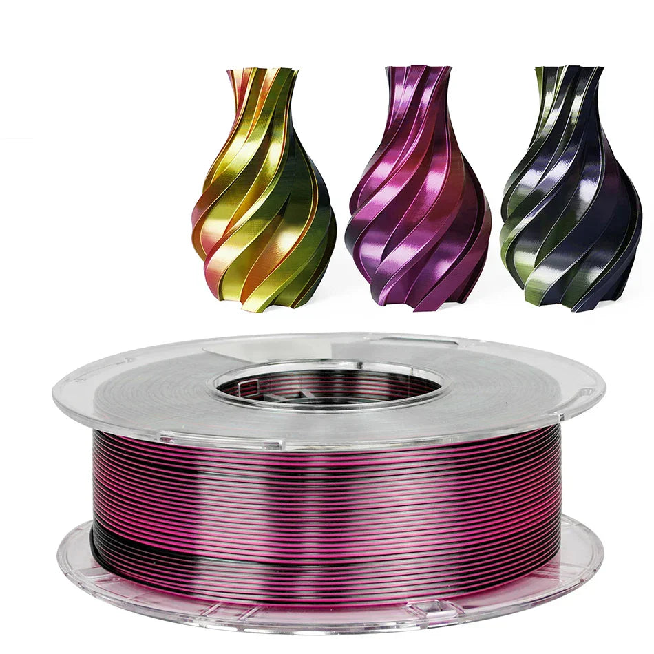 Tricolor 3D Printer Filament Silk PLA 3 Color