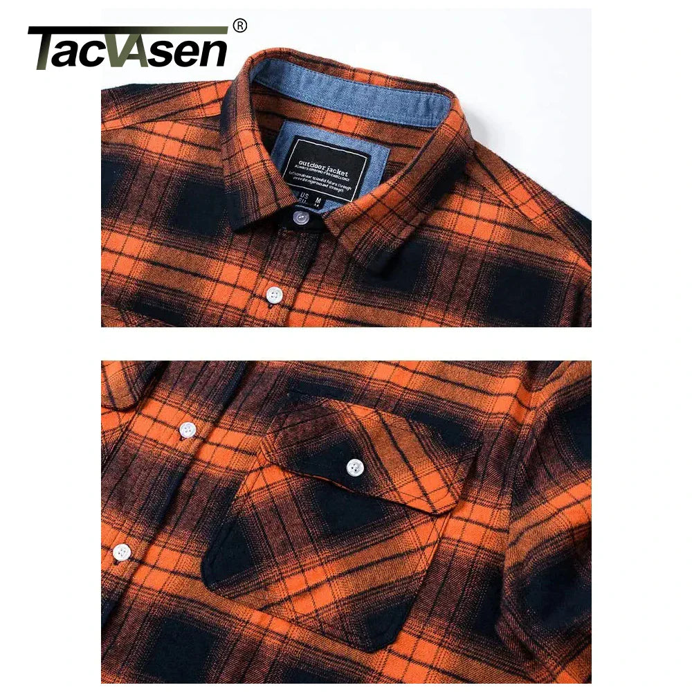 TACVASEN Oversize Lightweight Shirt Jacket Button Down Cotton