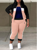 LW Plus Size Two pieces sets Spring casual