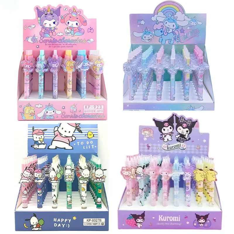 Sanrio Gel Pen 48pcs New Lovely Hello Kitty