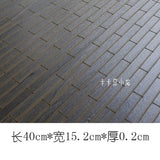 1/6 1/12 Dollhouse Wood Floor PVC Imitation Wood