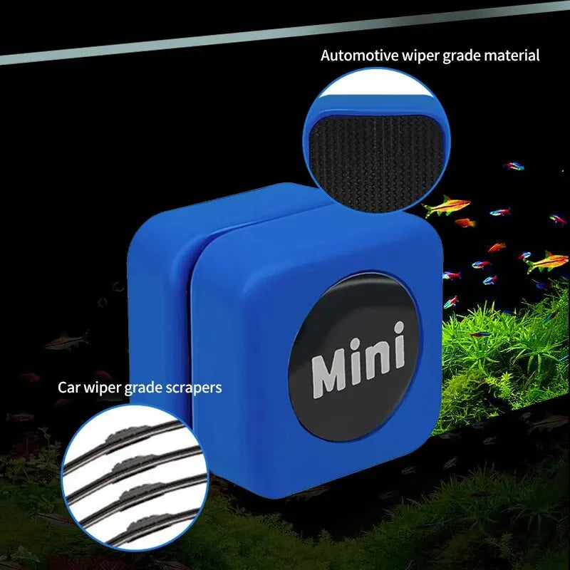 Mini Aquarium Glass Cleaner Scratch-resistant Glass Cleaner Magnetic