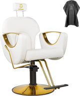 LUXMARS Hydraulic Barber Chair, Salon Chair 360 Degrees