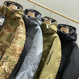 Thickened Men's Down Jackets Hooded Windproof Outdoor Warmth