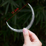 Vintage Celtics Knot Crescent Moon Hair Forks Moon