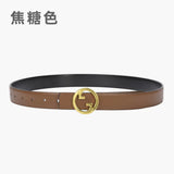 New Women‘s Belt Genuine Leather Belts For Women Female Gold Pin Buckle Strap Fancy Vintage for Jeans Dropshipping