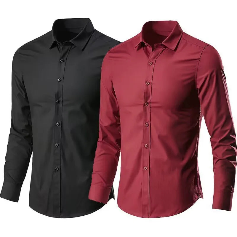 Men's Elastic Spring And Autumn New long Sleeve