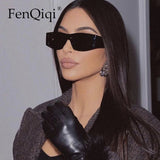Fashion Designer Square Shades Women Irregular Frame Eyeglasses
