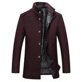 2023 Men Brand Winter Warm Jacket Parkas Coat