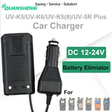 UV-K6 Car Charger Battery Eliminator DC12V-24V Input Voltage
