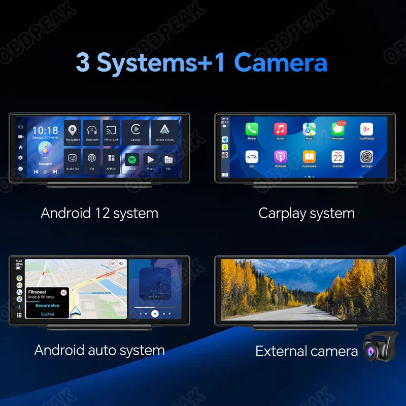 T30 10.26 AI Screen Dash Cam Android 12