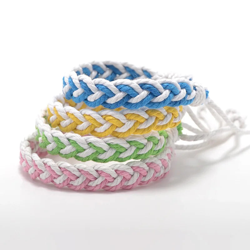 Ethnic Thread Bracelet Retro Handmade Boho Multicolor Braided