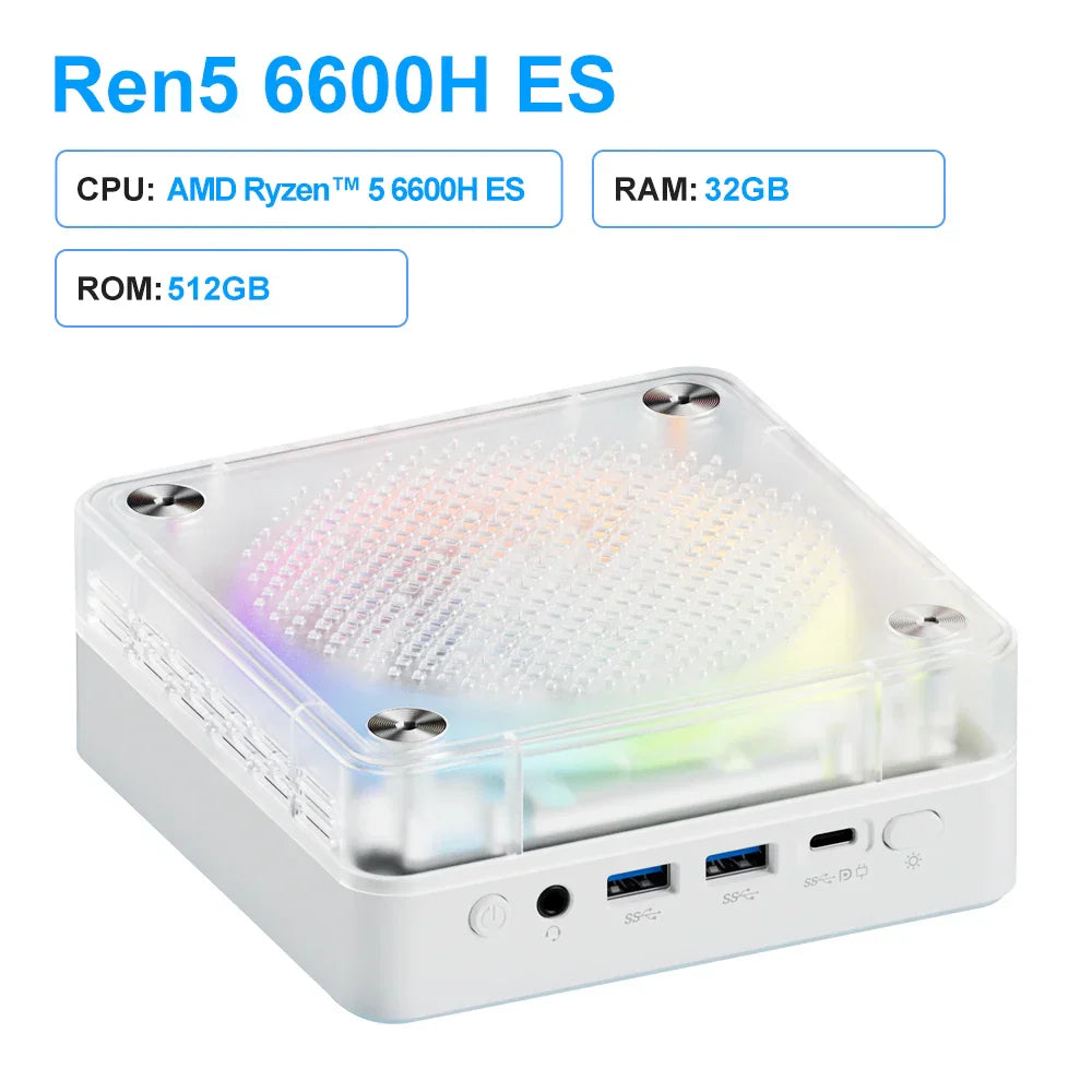 Genmachine AMD R5 6600H ES New Mini PC