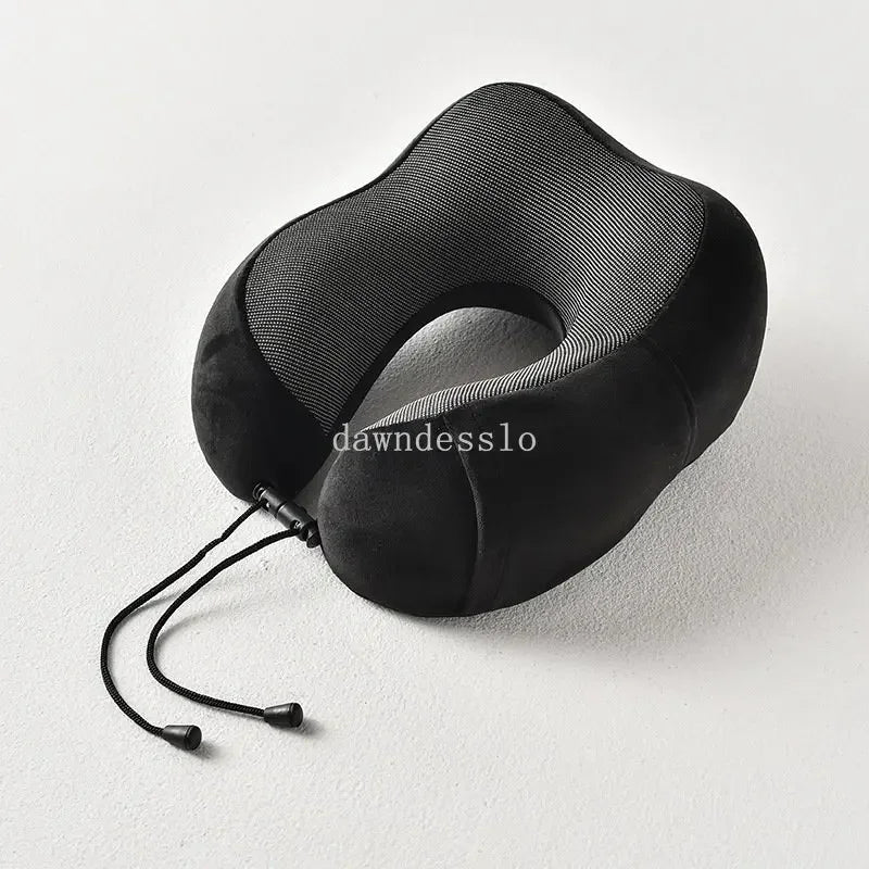 Memory Foam U-shaped Neck Pillow Soft Travel Pillow