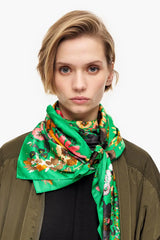 Spanish style printed large square scarf 100cm*100cm