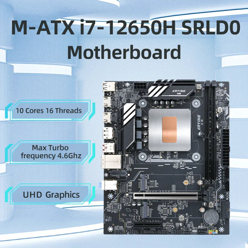 ERYING DIY Gaming PC Desktop Motherboard Set with