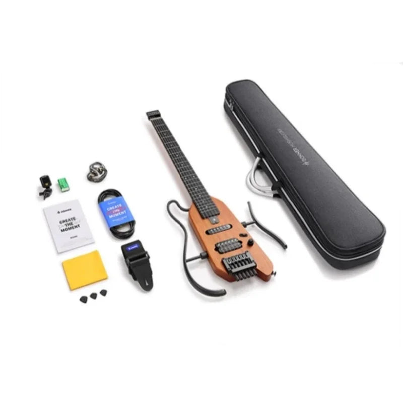 Headless Electric Guitar Professional Silent Travel Mahogany 2