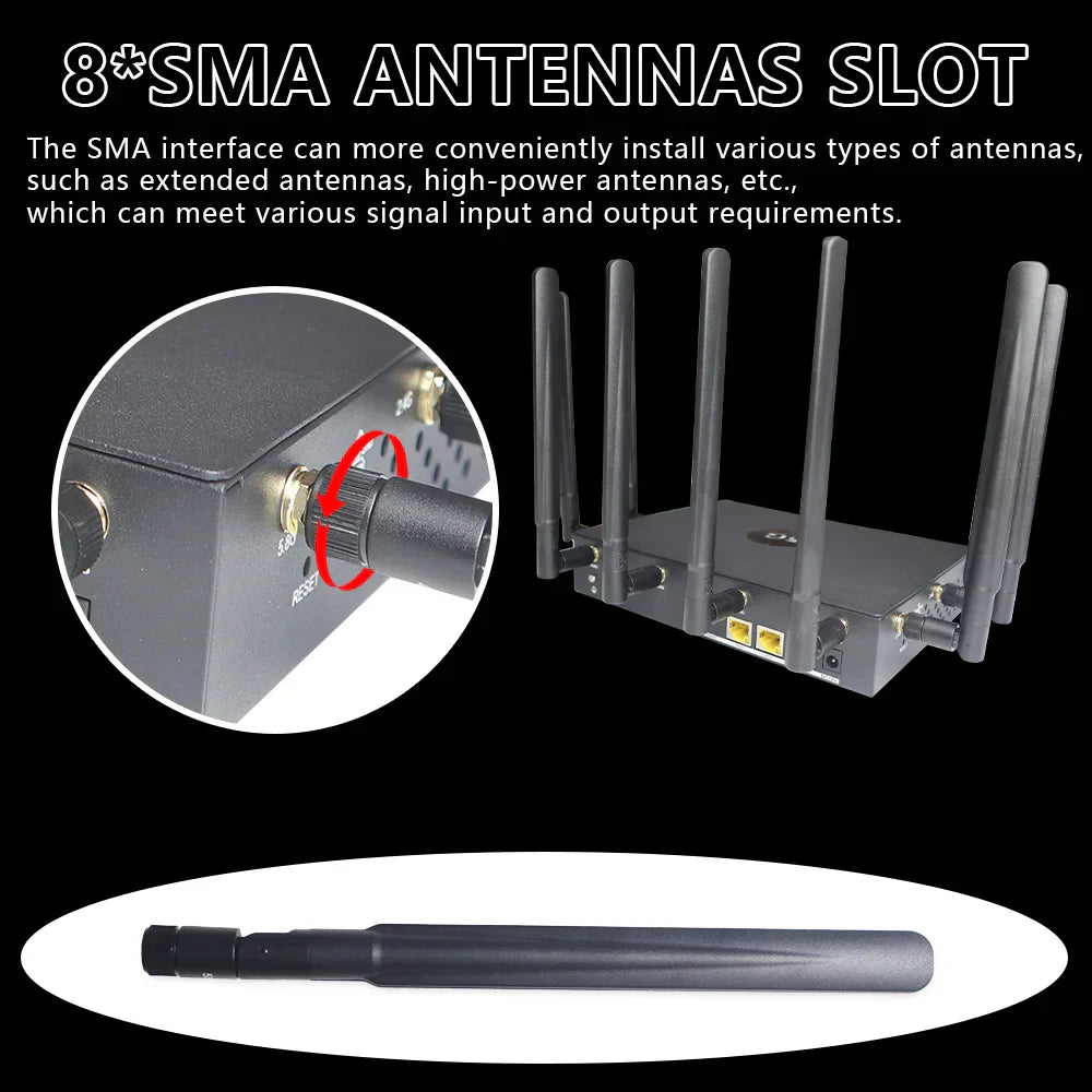 OPTFOCUS 5G NR SA NSA Router With SIM
