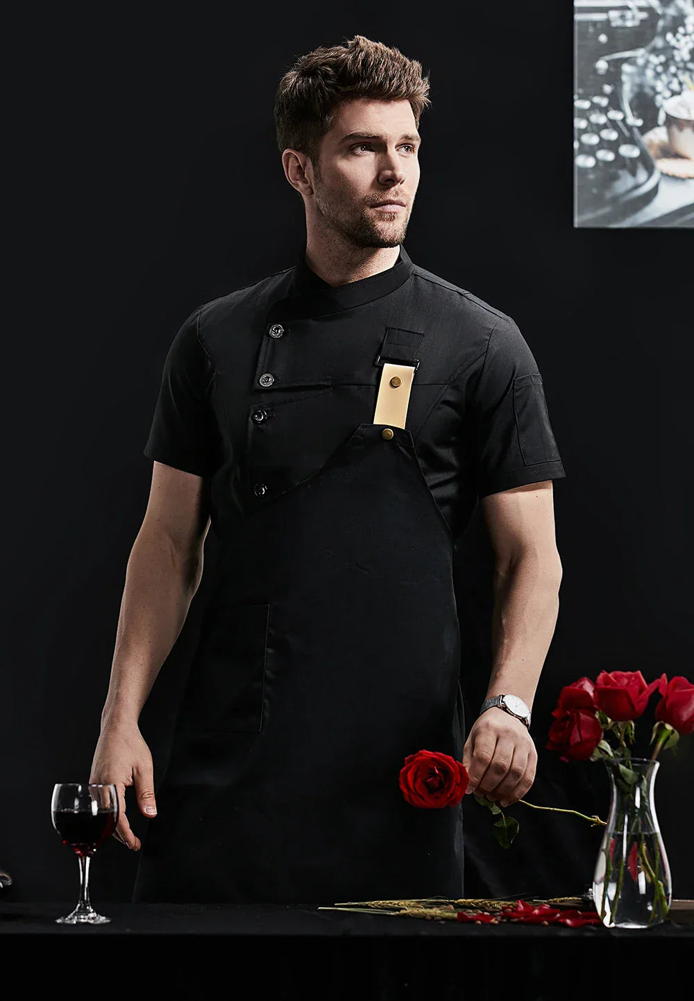 2023 New Chef Clothes Uniform Restaurant Kitchen Cooking