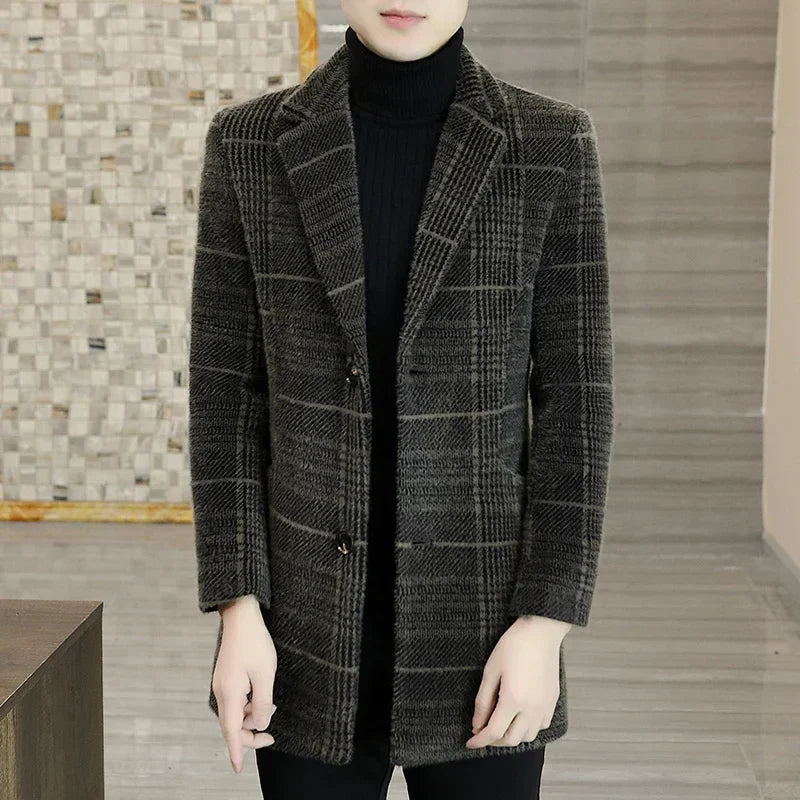 2023 High-end Feel Men Fashion Handsome All Woolen