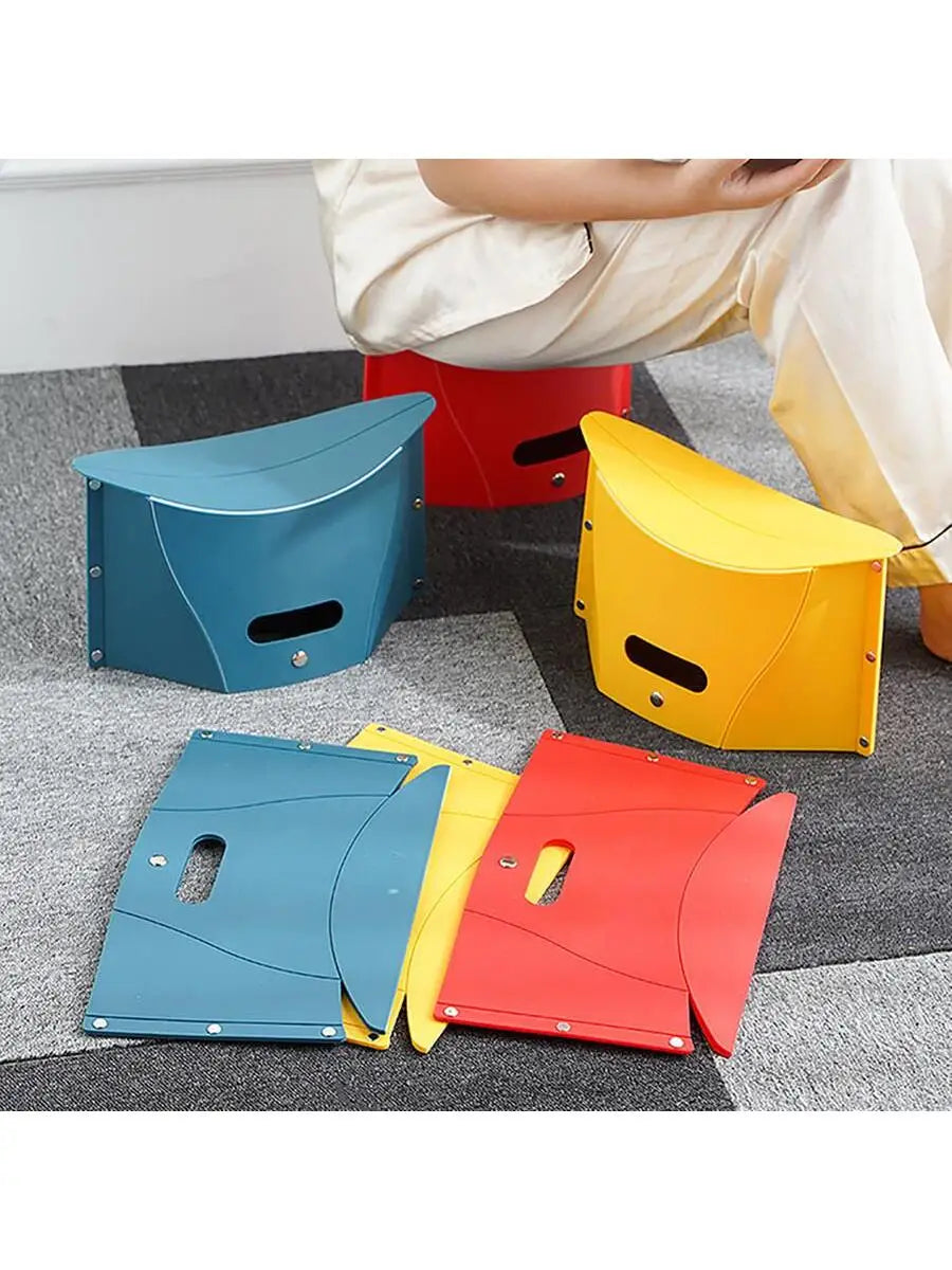Portable Folding Step Stool Card Folding Shrink Stools
