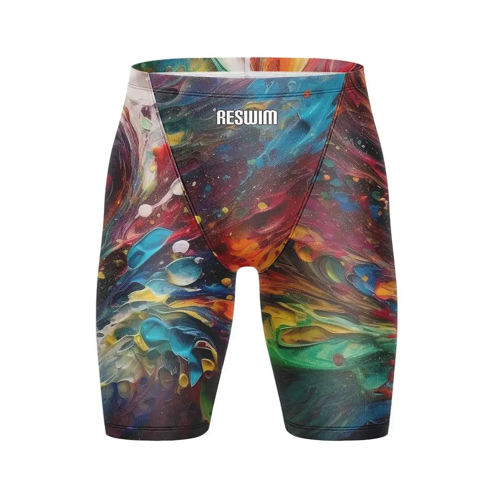 New Summer Men's Beach Tights Shorts Swimming Trunks