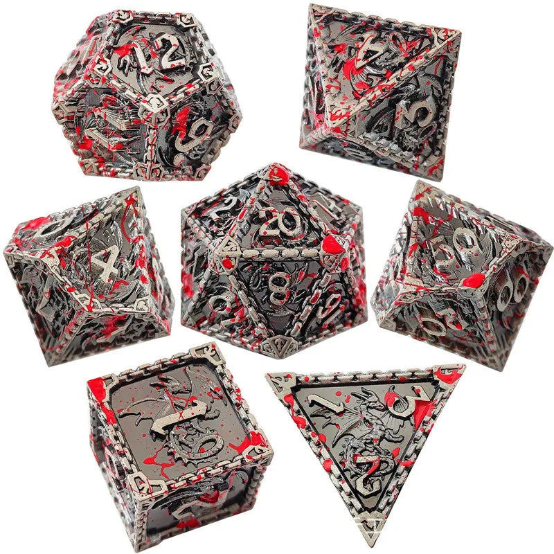 Special Offer Resin Metal Dice Set Sample With