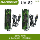 Baofeng UV 82 BL-8 Battery Walkie Talkie Ham