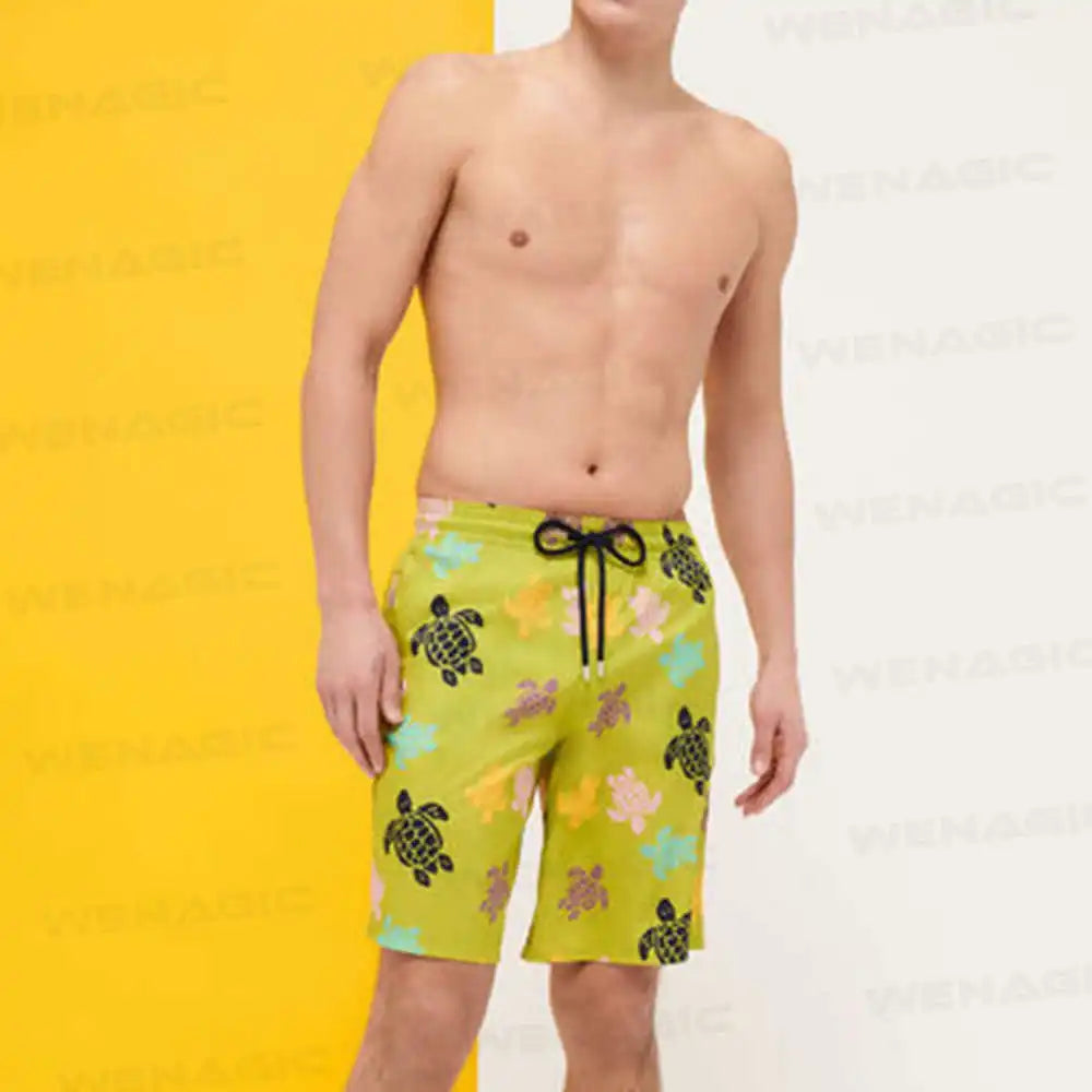 New Summer Men Swimwear Swim Trunks Beach Board