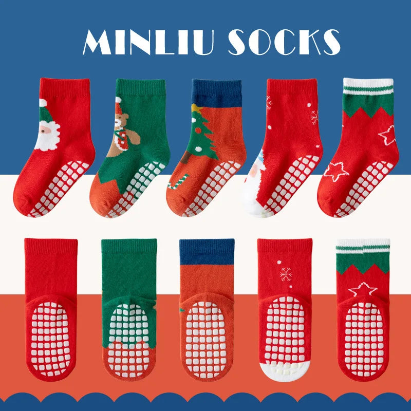 Dinner Trampoline Baby Cotton Socks 1-12 Years Old