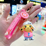 Pokemon Keychain Anime Figures Pikachu Cartoon Key Chain