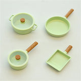 1/6 Dollhouse Miniature Kitchen Mini Frying Pan Soup