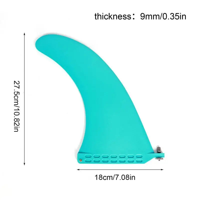 5/6/7 Inch Fiberglass Surfboard Center Fin Longboard Single