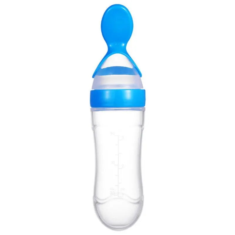 Baby Spoon Bottle Feeder Dropper Silicone Spoons for