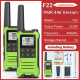 2PCS Baofeng F22 Walkie Talkie Portable Mini Communication