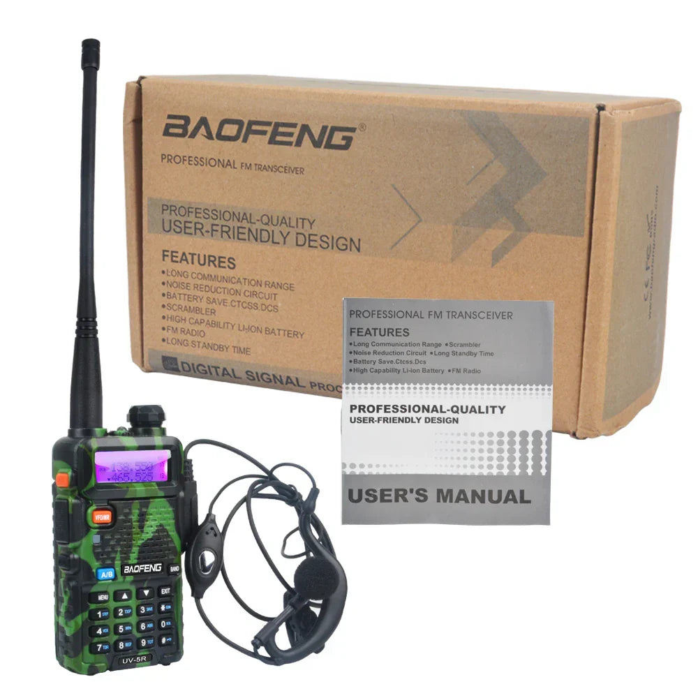 Baofeng UV-5R Dual Band Walkie Talkie VHF 136-174MHz