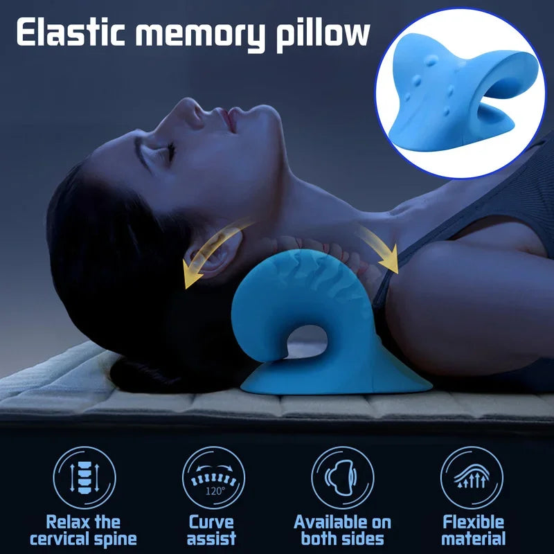 Neck Shoulder Stretcher Relaxer Cervical Chiropractic Traction Device