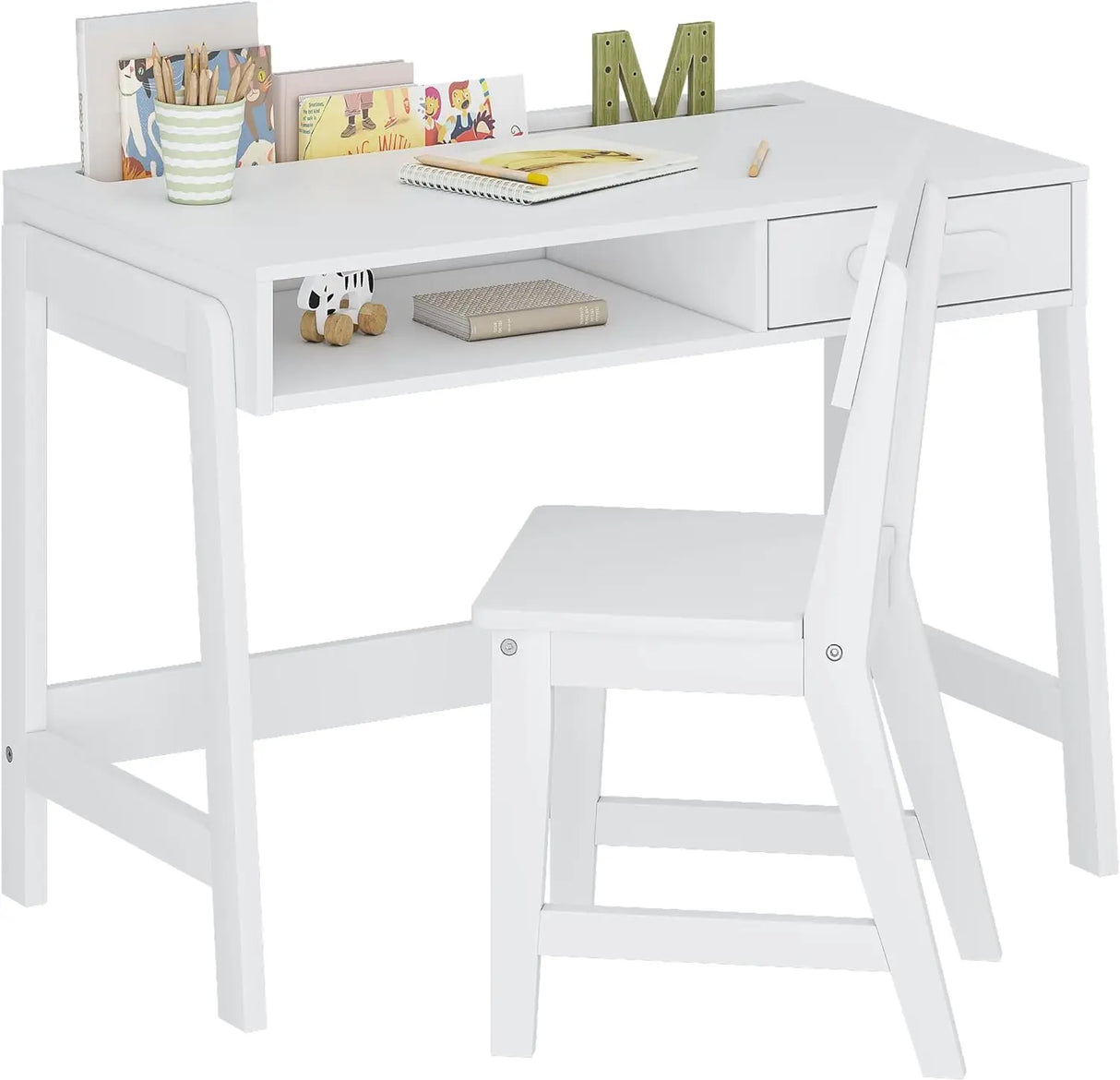 Kids Desk and Chair Set, Study Desk