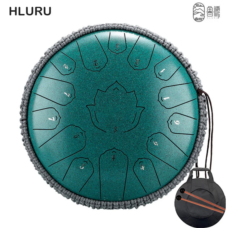 Hluru Music Drum 15 Notes Glucophone Steel Tongue