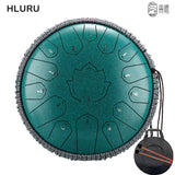 Hluru Music Drum 15 Notes Glucophone Steel Tongue