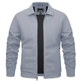 TACVASEN Lightweight Work Jackets Mens Classic Tunic Style