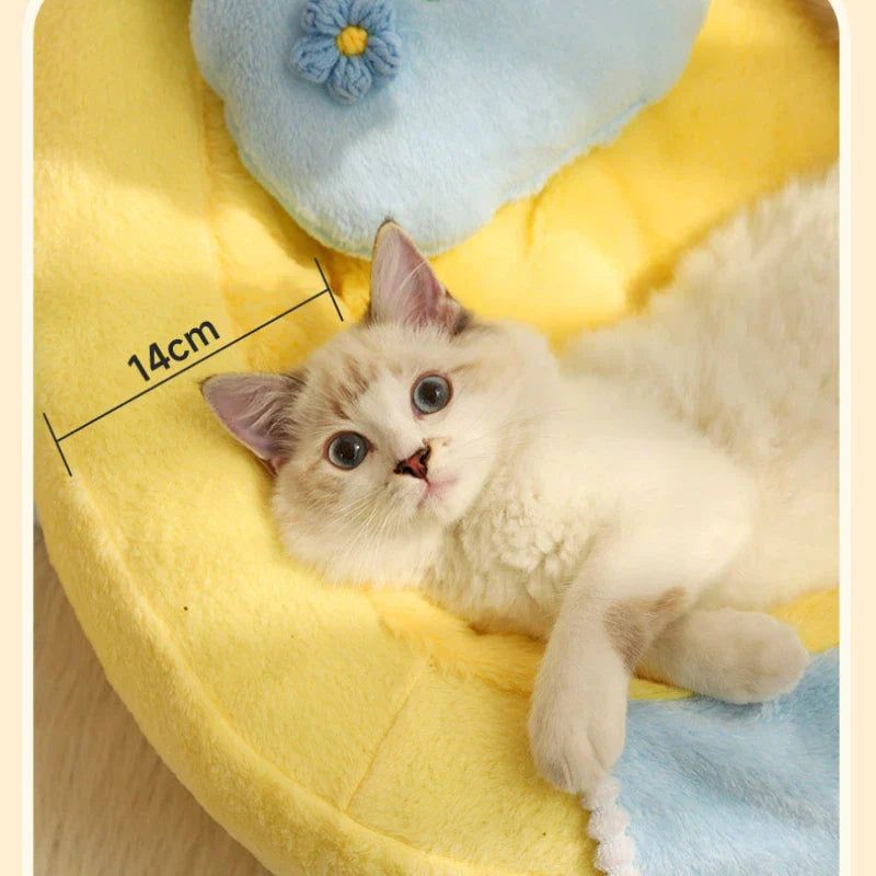 Sleeping Removable and Washable Winter Warm Semi-enclosed Dog