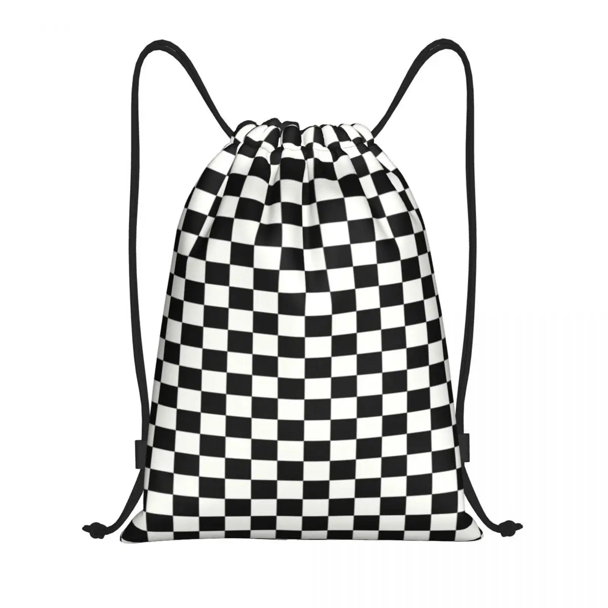 Chess Endgame Pattern Drawstring Backpack Women Men Sport Gym Sackpack Portable Board Game Shopping Bag Sack