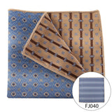 Men Pocket Square Light Coffee Beige Handkerchief Men