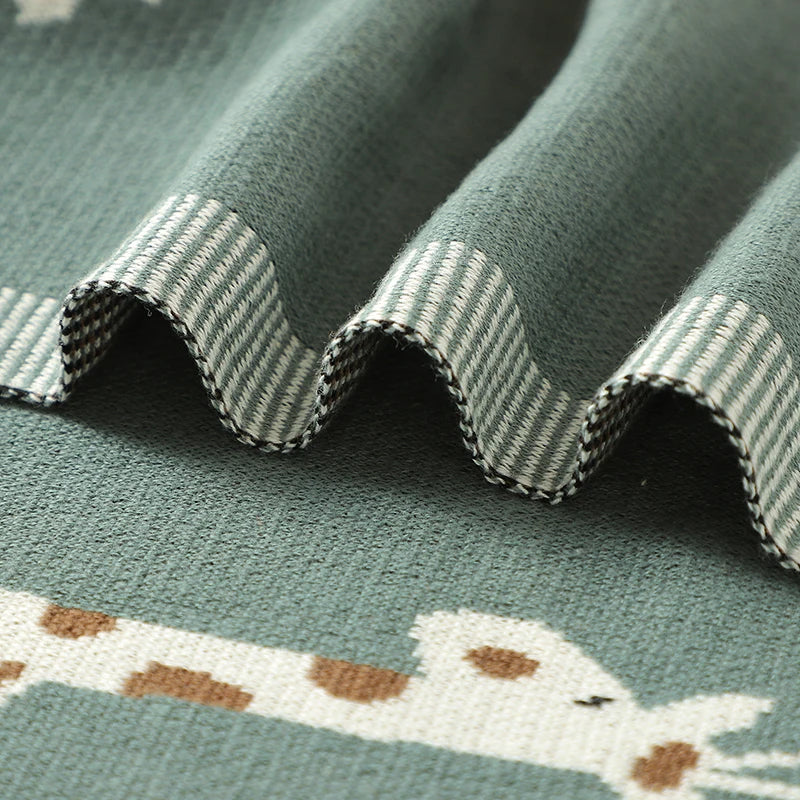 Newborn Baby Blankets Super Soft Knitted Infant Kids