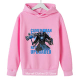 Kids Game Skibidi Toilet Hoodie Boys Game SpeakerMan
